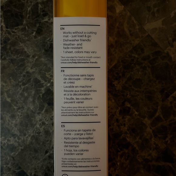 Cricut vinyl - Picture 4 of 4